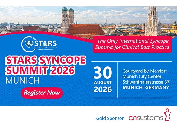 STARS Syncope Summit sponsored with Gold Sponsor CNSystems